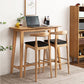 Contemporary Counter & Bar Stool Armless Wood Indoor Bar Stool with Footrest Clearhalo 'Bar Furniture' 'Bar Stools' 'bar_stools' 'furn' 'furn_bar_stools' 'furniture_bar_stools' 'Kitchen & Dining Furniture' 'kitchen&dining_furn' 'kitchen' 'kitchen_furn' Furniture' 4186051