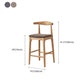 Contemporary Counter & Bar Stool Armless Wood Indoor Bar Stool with Footrest Clearhalo 'Bar Furniture' 'Bar Stools' 'bar_stools' 'furn' 'furn_bar_stools' 'furniture_bar_stools' 'Kitchen & Dining Furniture' 'kitchen&dining_furn' 'kitchen' 'kitchen_furn' Furniture' 4186053