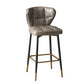 Contemporary Leather Bar Stool Buckets Indoor Low Back Stool with Steel Legs Clearhalo 'Bar Furniture' 'Bar Stools' 'bar_stools' 'furn' 'furn_bar_stools' 'furniture_bar_stools' 'Kitchen & Dining Furniture' 'kitchen&dining_furn' 'kitchen' 'kitchen_furn' Furniture' 4186116