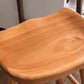 Modern Wood Bar Stool Contoured Seat Backless Indoor Footrest Counter Stool Clearhalo 'Bar Furniture' 'Bar Stools' 'bar_stools' 'furn' 'furn_bar_stools' 'furniture_bar_stools' 'Kitchen & Dining Furniture' 'kitchen&dining_furn' 'kitchen' 'kitchen_furn' Furniture' 4186164