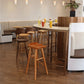Modern Wood Bar Stool Contoured Seat Backless Indoor Footrest Counter Stool Clearhalo 'Bar Furniture' 'Bar Stools' 'bar_stools' 'furn' 'furn_bar_stools' 'furniture_bar_stools' 'Kitchen & Dining Furniture' 'kitchen&dining_furn' 'kitchen' 'kitchen_furn' Furniture' 4186167