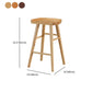 Modern Wood Bar Stool Contoured Seat Backless Indoor Footrest Counter Stool Clearhalo 'Bar Furniture' 'Bar Stools' 'bar_stools' 'furn' 'furn_bar_stools' 'furniture_bar_stools' 'Kitchen & Dining Furniture' 'kitchen&dining_furn' 'kitchen' 'kitchen_furn' Furniture' 4186190