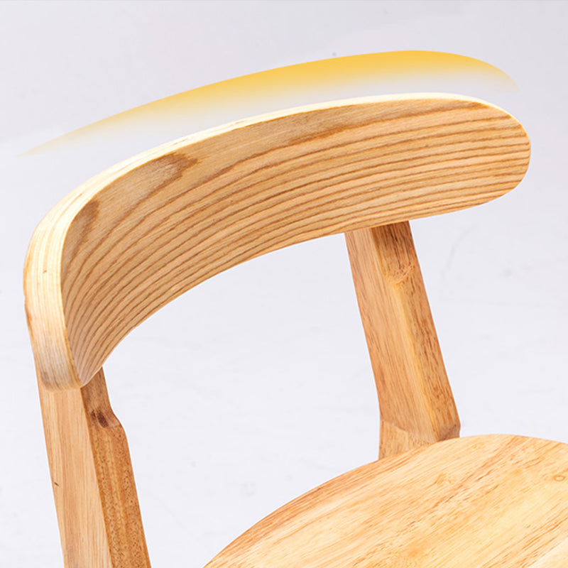 Solid Wood Modern Bar Stool Square Low Back Indoor Stool with Wood Legs Clearhalo 'Bar Furniture' 'Bar Stools' 'bar_stools' 'furn' 'furn_bar_stools' 'furniture_bar_stools' 'Kitchen & Dining Furniture' 'kitchen&dining_furn' 'kitchen' 'kitchen_furn' Furniture' 4186202