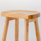Solid Wood Modern Bar Stool Saddle Seat Backless Indoor Stool with Wood Legs Clearhalo 'Bar Furniture' 'Bar Stools' 'bar_stools' 'furn' 'furn_bar_stools' 'furniture_bar_stools' 'Kitchen & Dining Furniture' 'kitchen&dining_furn' 'kitchen' 'kitchen_furn' Furniture' 4186265