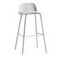 Modern Plastic Counter & Bar Stool Rectangle Footrest Indoor Bar Stool Light Blue 1 Piece Clearhalo 'Bar Furniture' 'Bar Stools' 'bar_stools' 'furn' 'furn_bar_stools' 'furniture_bar_stools' 'Kitchen & Dining Furniture' 'kitchen&dining_furn' 'kitchen' 'kitchen_furn' Furniture' 4186312