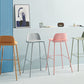 Modern Plastic Counter & Bar Stool Rectangle Footrest Indoor Bar Stool Clearhalo 'Bar Furniture' 'Bar Stools' 'bar_stools' 'furn' 'furn_bar_stools' 'furniture_bar_stools' 'Kitchen & Dining Furniture' 'kitchen&dining_furn' 'kitchen' 'kitchen_furn' Furniture' 4186313