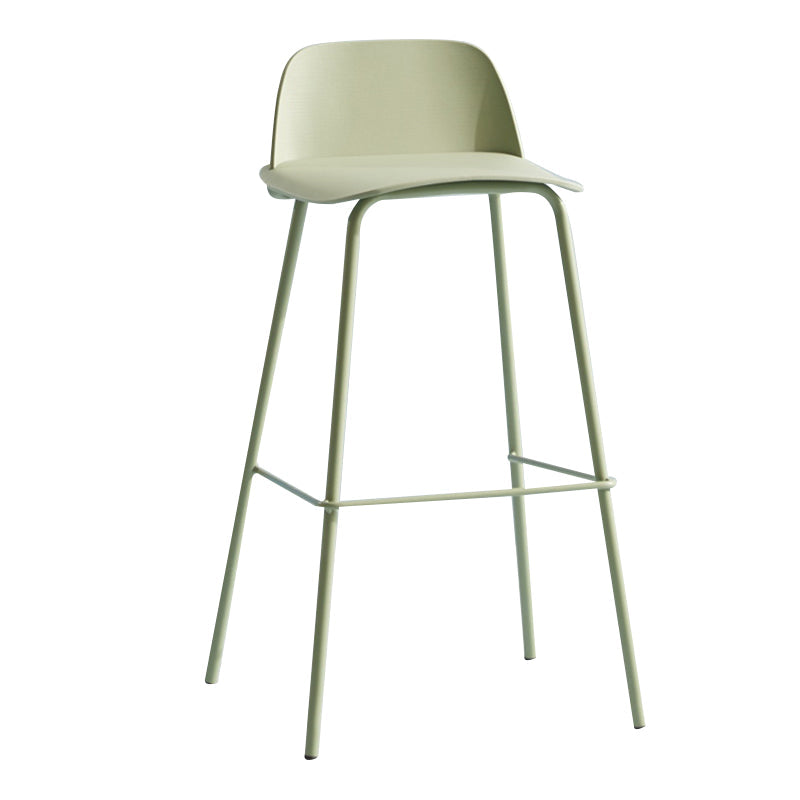 Modern Plastic Counter & Bar Stool Rectangle Footrest Indoor Bar Stool Army Green 1 Piece Clearhalo 'Bar Furniture' 'Bar Stools' 'bar_stools' 'furn' 'furn_bar_stools' 'furniture_bar_stools' 'Kitchen & Dining Furniture' 'kitchen&dining_furn' 'kitchen' 'kitchen_furn' Furniture' 4186315