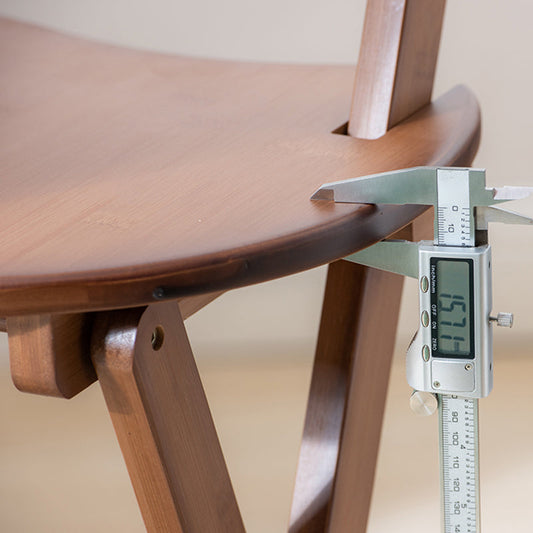 Folding Wood Counter-height Stool Round Low Back Modern Arm Less Stool Clearhalo 'Bar Furniture' 'Bar Stools' 'bar_stools' 'furn' 'furn_bar_stools' 'furniture_bar_stools' 'Kitchen & Dining Furniture' 'kitchen&dining_furn' 'kitchen' 'kitchen_furn' Furniture' 4186348