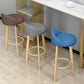 Modern Armless Counter Stool Steel Household Bar Stool with Cushion Clearhalo 'Bar Furniture' 'Bar Stools' 'bar_stools' 'furn' 'furn_bar_stools' 'furniture_bar_stools' 'Kitchen & Dining Furniture' 'kitchen&dining_furn' 'kitchen' 'kitchen_furn' Furniture' 4186360