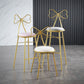 Upholstered Armless Glossy Bar Stools With Cushion And Metal Legs Clearhalo 'Bar Furniture' 'Bar Stools' 'bar_stools' 'furn' 'furn_bar_stools' 'furniture_bar_stools' 'Kitchen & Dining Furniture' 'kitchen&dining_furn' 'kitchen' 'kitchen_furn' Furniture' 4186466