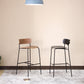 Black Metal Barstool Industrial Indoor Tall Stool with Wood Seat, 1 Piece Clearhalo 'Bar Furniture' 'Bar Stools' 'bar_stools' 'furn' 'furn_bar_stools' 'furniture_bar_stools' 'Kitchen & Dining Furniture' 'kitchen&dining_furn' 'kitchen' 'kitchen_furn' Furniture' 4186525