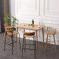 Black Metal Barstool Industrial Indoor Tall Stool with Wood Seat, 1 Piece Clearhalo 'Bar Furniture' 'Bar Stools' 'bar_stools' 'furn' 'furn_bar_stools' 'furniture_bar_stools' 'Kitchen & Dining Furniture' 'kitchen&dining_furn' 'kitchen' 'kitchen_furn' Furniture' 4186527