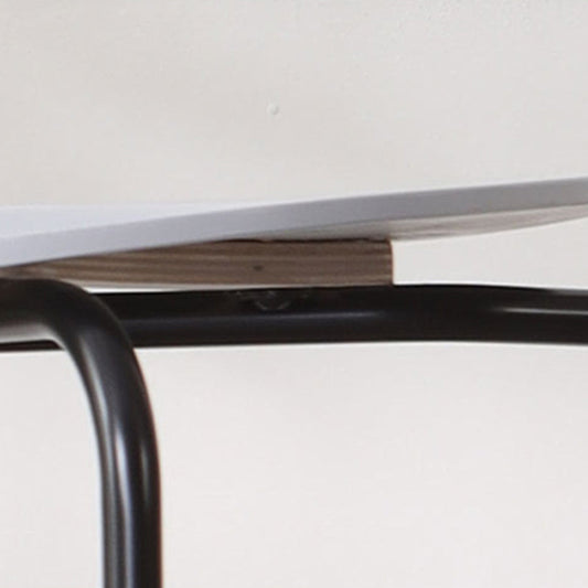 Black Metal Barstool Industrial Indoor Tall Stool with Wood Seat, 1 Piece Clearhalo 'Bar Furniture' 'Bar Stools' 'bar_stools' 'furn' 'furn_bar_stools' 'furniture_bar_stools' 'Kitchen & Dining Furniture' 'kitchen&dining_furn' 'kitchen' 'kitchen_furn' Furniture' 4186530