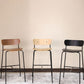 Black Metal Barstool Industrial Indoor Tall Stool with Wood Seat, 1 Piece Clearhalo 'Bar Furniture' 'Bar Stools' 'bar_stools' 'furn' 'furn_bar_stools' 'furniture_bar_stools' 'Kitchen & Dining Furniture' 'kitchen&dining_furn' 'kitchen' 'kitchen_furn' Furniture' 4186539