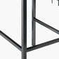 Black Iron Low Back Barstool Industrial Restaurant Tall Stool with Square Seat Clearhalo 'Bar Furniture' 'Bar Stools' 'bar_stools' 'furn' 'furn_bar_stools' 'furniture_bar_stools' 'Kitchen & Dining Furniture' 'kitchen&dining_furn' 'kitchen' 'kitchen_furn' Furniture' 4186615