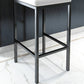 Black Iron Low Back Barstool Industrial Restaurant Tall Stool with Square Seat Clearhalo 'Bar Furniture' 'Bar Stools' 'bar_stools' 'furn' 'furn_bar_stools' 'furniture_bar_stools' 'Kitchen & Dining Furniture' 'kitchen&dining_furn' 'kitchen' 'kitchen_furn' Furniture' 4186618