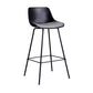 Industrial White Upholstered Barstool Black Indoor Tall Stool with Bucket Seat Clearhalo 'Bar Furniture' 'Bar Stools' 'bar_stools' 'furn' 'furn_bar_stools' 'furniture_bar_stools' 'Kitchen & Dining Furniture' 'kitchen&dining_furn' 'kitchen' 'kitchen_furn' Furniture' 4186650