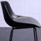 Industrial White Upholstered Barstool Black Indoor Tall Stool with Bucket Seat Clearhalo 'Bar Furniture' 'Bar Stools' 'bar_stools' 'furn' 'furn_bar_stools' 'furniture_bar_stools' 'Kitchen & Dining Furniture' 'kitchen&dining_furn' 'kitchen' 'kitchen_furn' Furniture' 4186652