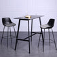 Industrial White Upholstered Barstool Black Indoor Tall Stool with Bucket Seat Clearhalo 'Bar Furniture' 'Bar Stools' 'bar_stools' 'furn' 'furn_bar_stools' 'furniture_bar_stools' 'Kitchen & Dining Furniture' 'kitchen&dining_furn' 'kitchen' 'kitchen_furn' Furniture' 4186656