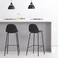 Industrial Low Back Barstool Distressed Leather Quilted Tall Stool Set of 2 Clearhalo 'Bar Furniture' 'Bar Stools' 'bar_stools' 'furn' 'furn_bar_stools' 'furniture_bar_stools' 'Kitchen & Dining Furniture' 'kitchen&dining_furn' 'kitchen' 'kitchen_furn' Furniture' 4186662