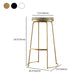 Nordic Style Barstool Round Pu Leather Cushion Bar Stool for Bar Dining Room, Set of 2 Clearhalo 'Bar Furniture' 'Bar Stools' 'bar_stools' 'furn' 'furn_bar_stools' 'furniture_bar_stools' 'Kitchen & Dining Furniture' 'kitchen&dining_furn' 'kitchen' 'kitchen_furn' Furniture' 4186765