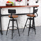Industrial Style Round Seat Adjustable Height Counter Stool for Kitchen Bar Clearhalo 'Bar Furniture' 'Bar Stools' 'bar_stools' 'furn' 'furn_bar_stools' 'furniture_bar_stools' 'Kitchen & Dining Furniture' 'kitchen&dining_furn' 'kitchen' 'kitchen_furn' Furniture' 4186779