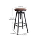 Industrial Style Round Seat Adjustable Height Counter Stool for Kitchen Bar Clearhalo 'Bar Furniture' 'Bar Stools' 'bar_stools' 'furn' 'furn_bar_stools' 'furniture_bar_stools' 'Kitchen & Dining Furniture' 'kitchen&dining_furn' 'kitchen' 'kitchen_furn' Furniture' 4186783