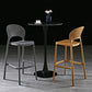 Nordic Style Plastic Barstool 4 Legs Backrest Colorful Bar Stool Clearhalo 'Bar Furniture' 'Bar Stools' 'bar_stools' 'furn' 'furn_bar_stools' 'furniture_bar_stools' 'Kitchen & Dining Furniture' 'kitchen&dining_furn' 'kitchen' 'kitchen_furn' Furniture' 4186789