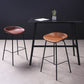 Nordic Style Leather Upholstered Barstool Metal Frame Bar Stool Clearhalo 'Bar Furniture' 'Bar Stools' 'bar_stools' 'furn' 'furn_bar_stools' 'furniture_bar_stools' 'Kitchen & Dining Furniture' 'kitchen&dining_furn' 'kitchen' 'kitchen_furn' Furniture' 4186802