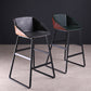 Nordic Style Leather Upholstered Barstool Sled Base Bar Stool Clearhalo 'Bar Furniture' 'Bar Stools' 'bar_stools' 'furn' 'furn_bar_stools' 'furniture_bar_stools' 'Kitchen & Dining Furniture' 'kitchen&dining_furn' 'kitchen' 'kitchen_furn' Furniture' 4186809