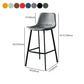 Nordic Style Leather Upholstered Barstool 4 Feet Bar Stool for Dining Room Clearhalo 'Bar Furniture' 'Bar Stools' 'bar_stools' 'furn' 'furn_bar_stools' 'furniture_bar_stools' 'Kitchen & Dining Furniture' 'kitchen&dining_furn' 'kitchen' 'kitchen_furn' Furniture' 4186859
