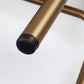 Scandinavian Gold Counter Stools Iron Leather Armless Indoor Bar Stools Clearhalo 'Bar Furniture' 'Bar Stools' 'bar_stools' 'furn' 'furn_bar_stools' 'furniture_bar_stools' 'Kitchen & Dining Furniture' 'kitchen&dining_furn' 'kitchen' 'kitchen_furn' Furniture' 4186888