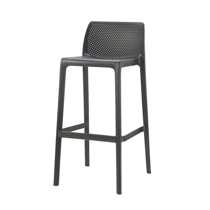 Scandinavian Plastic Stackable Counter Stools Low Back Indoor Bar Stools Clearhalo 'Bar Furniture' 'Bar Stools' 'bar_stools' 'furn' 'furn_bar_stools' 'furniture_bar_stools' 'Kitchen & Dining Furniture' 'kitchen&dining_furn' 'kitchen' 'kitchen_furn' Furniture' 4186909
