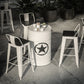 Industrial White Counter Stools Iron Wooden Bar Bristol Stools with Square Seat Clearhalo 'Bar Furniture' 'Bar Stools' 'bar_stools' 'furn' 'furn_bar_stools' 'furniture_bar_stools' 'Kitchen & Dining Furniture' 'kitchen&dining_furn' 'kitchen' 'kitchen_furn' Furniture' 4186945