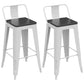 Industrial White Counter Stools Iron Wooden Bar Bristol Stools with Square Seat 2 Piece Set Clearhalo 'Bar Furniture' 'Bar Stools' 'bar_stools' 'furn' 'furn_bar_stools' 'furniture_bar_stools' 'Kitchen & Dining Furniture' 'kitchen&dining_furn' 'kitchen' 'kitchen_furn' Furniture' 4186949