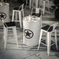 Industrial White Counter Stools Iron Wooden Bar Bristol Stools with Square Seat Clearhalo 'Bar Furniture' 'Bar Stools' 'bar_stools' 'furn' 'furn_bar_stools' 'furniture_bar_stools' 'Kitchen & Dining Furniture' 'kitchen&dining_furn' 'kitchen' 'kitchen_furn' Furniture' 4186950