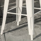 Industrial White Counter Stools Iron Wooden Bar Bristol Stools with Square Seat Clearhalo 'Bar Furniture' 'Bar Stools' 'bar_stools' 'furn' 'furn_bar_stools' 'furniture_bar_stools' 'Kitchen & Dining Furniture' 'kitchen&dining_furn' 'kitchen' 'kitchen_furn' Furniture' 4186954