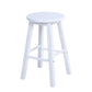 Modern Armless Counter Stool Wood Household Bar Stool with Pedal White 1 Piece Clearhalo 'Bar Furniture' 'Bar Stools' 'bar_stools' 'furn' 'furn_bar_stools' 'furniture_bar_stools' 'Kitchen & Dining Furniture' 'kitchen&dining_furn' 'kitchen' 'kitchen_furn' Furniture' 4186963