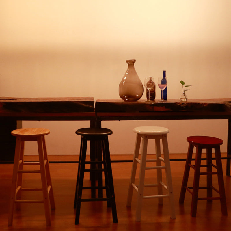 Modern Armless Counter Stool Wood Household Bar Stool with Pedal Clearhalo 'Bar Furniture' 'Bar Stools' 'bar_stools' 'furn' 'furn_bar_stools' 'furniture_bar_stools' 'Kitchen & Dining Furniture' 'kitchen&dining_furn' 'kitchen' 'kitchen_furn' Furniture' 4186971
