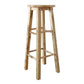 Modern Armless Counter Stool Wood Household Bar Stool with Pedal Natural 1 Piece Bar Stool(31"H) Clearhalo 'Bar Furniture' 'Bar Stools' 'bar_stools' 'furn' 'furn_bar_stools' 'furniture_bar_stools' 'Kitchen & Dining Furniture' 'kitchen&dining_furn' 'kitchen' 'kitchen_furn' Furniture' 4186978