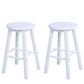 Modern Armless Counter Stool Wood Household Bar Stool with Pedal White 2 Piece Set Clearhalo 'Bar Furniture' 'Bar Stools' 'bar_stools' 'furn' 'furn_bar_stools' 'furniture_bar_stools' 'Kitchen & Dining Furniture' 'kitchen&dining_furn' 'kitchen' 'kitchen_furn' Furniture' 4186982