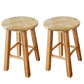Modern Armless Counter Stool Wood Household Bar Stool with Pedal Natural 2 Piece Set Clearhalo 'Bar Furniture' 'Bar Stools' 'bar_stools' 'furn' 'furn_bar_stools' 'furniture_bar_stools' 'Kitchen & Dining Furniture' 'kitchen&dining_furn' 'kitchen' 'kitchen_furn' Furniture' 4186987
