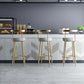 Glam Style Velvet Cushion Stool Low Back Bar Stool with Metal Leg Clearhalo 'Bar Furniture' 'Bar Stools' 'bar_stools' 'furn' 'furn_bar_stools' 'furniture_bar_stools' 'Kitchen & Dining Furniture' 'kitchen&dining_furn' 'kitchen' 'kitchen_furn' Furniture' 4187024