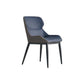 Contemporary Style Dining Room Chairs Dining Wingback Arm Chair with Metal Legs Blue 1 Piece Clearhalo ' kitchen&dining_furn' 'Dining Chairs' 'Dining Tables & Seating' 'dining_chair' 'furn' 'furn_dining_chair' 'Furniture' 'furniture_dining_chair' 'Kitchen & Dining Furniture' 'kitchen' 4195574