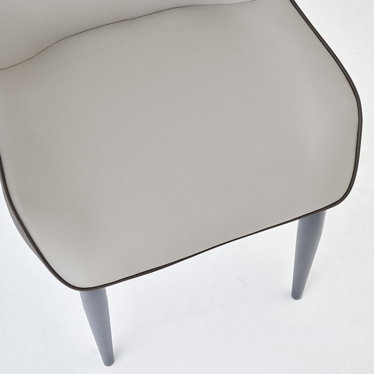 Contemporary Style Dining Room Chairs Dining Wingback Arm Chair with Metal Legs Clearhalo ' kitchen&dining_furn' 'Dining Chairs' 'Dining Tables & Seating' 'dining_chair' 'furn' 'furn_dining_chair' 'Furniture' 'furniture_dining_chair' 'Kitchen & Dining Furniture' 'kitchen' 4195576