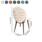 Home Dining Side Chair Armless Dining Chairs with Metal Legs (Set of 2) Clearhalo ' kitchen&dining_furn' 'Dining Chairs' 'Dining Tables & Seating' 'dining_chair' 'furn' 'furn_dining_chair' 'Furniture' 'furniture_dining_chair' 'Kitchen & Dining Furniture' 'kitchen' 4195597