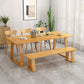 Modern Pine Solid Wood Table Rectangle Table with Double Pedestal Base Clearhalo ' dining_table' 'Dining Tables & Seating' 'Dining Tables' 'furn' 'furn_dining_table' 'Furniture' 'furniture_dining_table' 'Kitchen & Dining Furniture' 'kitchen&dining_furn' 'kitchen' 'kitchen_dining_table' 4195608