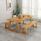Modern Pine Solid Wood Table Rectangle Table with Double Pedestal Base Clearhalo ' dining_table' 'Dining Tables & Seating' 'Dining Tables' 'furn' 'furn_dining_table' 'Furniture' 'furniture_dining_table' 'Kitchen & Dining Furniture' 'kitchen&dining_furn' 'kitchen' 'kitchen_dining_table' 4195611