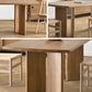 Modern Ash Wood Table for Restaurant Rectangle Dining Table with 4 Legs in Nature Clearhalo ' dining_table' 'Dining Tables & Seating' 'Dining Tables' 'furn' 'furn_dining_table' 'Furniture' 'furniture_dining_table' 'Kitchen & Dining Furniture' 'kitchen&dining_furn' 'kitchen' 'kitchen_dining_table' 4195698