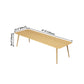 Rectangle 4 Legs Minimalist Table Wood Color Fixed Table of Solid Wood Clearhalo ' dining_table' 'Dining Tables & Seating' 'Dining Tables' 'furn' 'furn_dining_table' 'Furniture' 'furniture_dining_table' 'Kitchen & Dining Furniture' 'kitchen&dining_furn' 'kitchen' 'kitchen_dining_table' 4195757